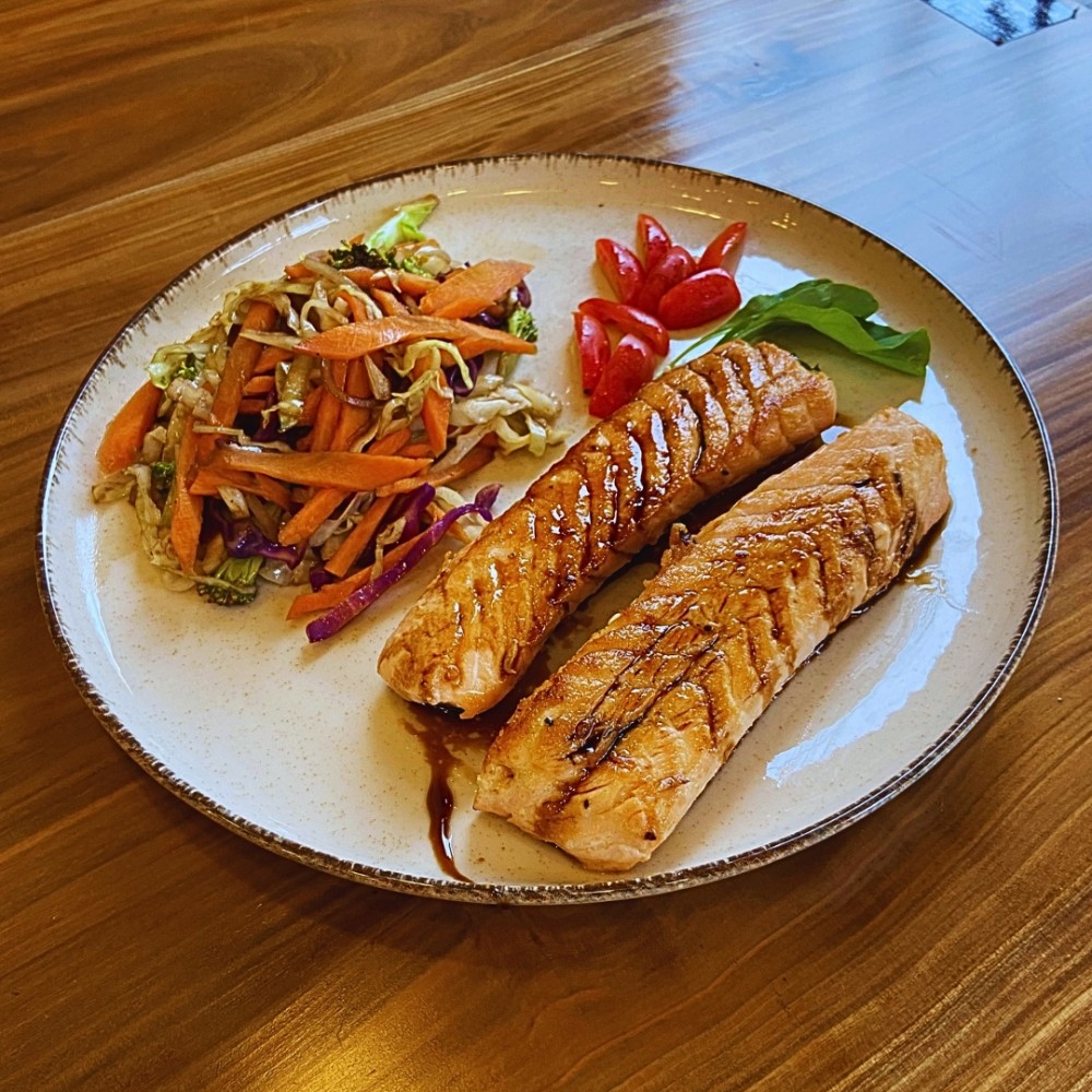 Teppanyaki de Salmão